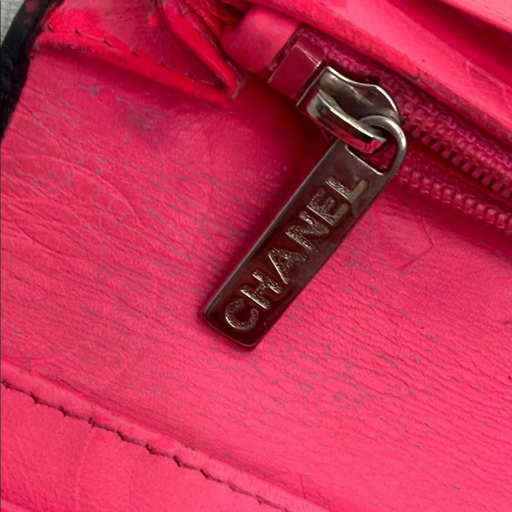 Chanel long Wallet Black Leather Chanel Quilted Cambon Yen Long Wallet Black.